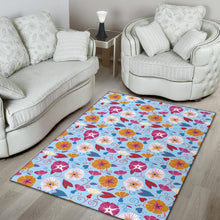Load image into Gallery viewer, Morning Glory Pattern Print Design MG06 Area Rugs
