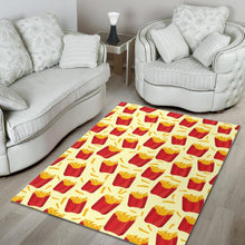 Load image into Gallery viewer, French Fries Pattern Theme Area Rug
