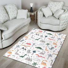 Load image into Gallery viewer, Cute cartoon dinosaurs tree pattern Area Rug
