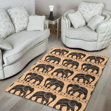 Load image into Gallery viewer, Elephant Pattern Ethnic Motifs Area Rug
