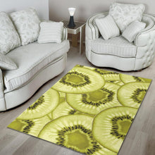 Load image into Gallery viewer, Sliced kiwi pattern Area Rug
