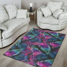 Load image into Gallery viewer, Palm Leaves Pattern Print Design PL010 Area Rugs
