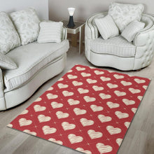 Load image into Gallery viewer, Heart Red Pattern Area Rug
