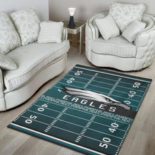 Load image into Gallery viewer, Eagles Football Field Area Rug
