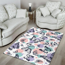 Load image into Gallery viewer, Butterfly pattern Area Rug
