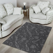 Load image into Gallery viewer, Beer hand drawn pattern Area Rug
