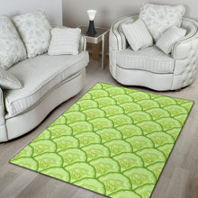 Load image into Gallery viewer, Cucumber Pattern Print Design CC04 Area Rugs
