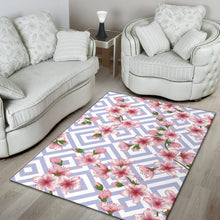 Load image into Gallery viewer, Cherry Blossom Pattern Print Design CB07 Area Rugs
