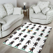 Load image into Gallery viewer, Cute ninja katana sword pattern Area Rug
