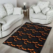Load image into Gallery viewer, Cobweb Spider Web Bat Pattern Area Rug
