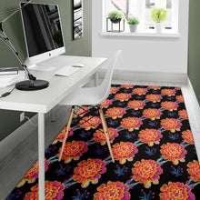 Load image into Gallery viewer, Marigold Pattern Print Design MR04 Area Rugs

