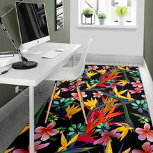 Load image into Gallery viewer, Tropical Flower Pattern Print Design TF015 Area Rugs

