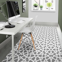 Load image into Gallery viewer, arabic gray pattern Area Rug
