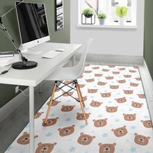 Load image into Gallery viewer, Bear Pattern Print Design BE02 Area Rugs
