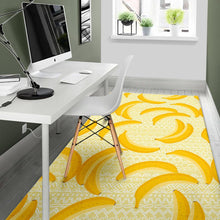 Load image into Gallery viewer, Banana Pattern Tribel Background Area Rug
