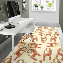 Load image into Gallery viewer, Yule Goat or Christmas goat Pattern Area Rug
