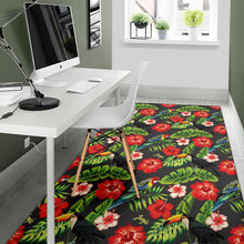 Load image into Gallery viewer, Tropical Flower Pattern Print Design TF04 Area Rugs
