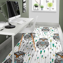 Load image into Gallery viewer, Owl Arrow Pattern Area Rug

