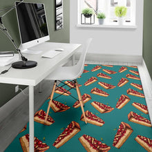 Load image into Gallery viewer, Cheesecake Cherry Pattern Print Design CK03 Area Rugs
