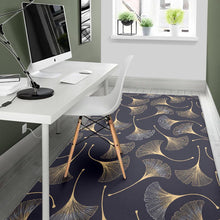 Load image into Gallery viewer, Gold ginkgo leaves Area Rug
