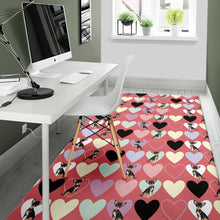Load image into Gallery viewer, Chihuahua Heart Pink Pattern Area Rug
