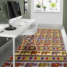 Load image into Gallery viewer, Rhino African Afro Dashiki Adinkra Kente Pattern Area Rug
