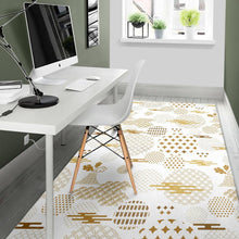 Load image into Gallery viewer, Beautiful gold japanese pattern Area Rug
