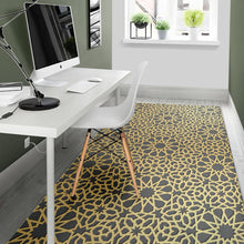 Load image into Gallery viewer, arabic star gold pattern Area Rug
