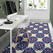 Load image into Gallery viewer, Lotus Boho Pattern Print Design LO08 Area Rugs
