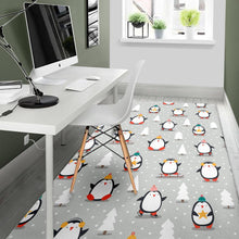 Load image into Gallery viewer, Cute Penguin christmas pattern Area Rug
