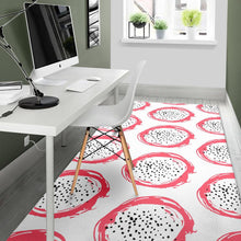 Load image into Gallery viewer, Hand drawn dragon fruit Area Rug
