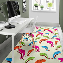 Load image into Gallery viewer, Colorful Chameleon lizard pattern Area Rug
