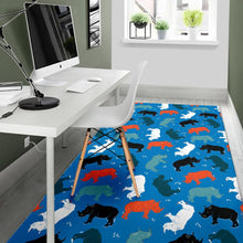 Load image into Gallery viewer, Colorful rhino pattern Area Rug
