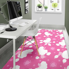 Load image into Gallery viewer, Poodle Pink Theme Pattern Area Rug
