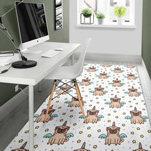 Load image into Gallery viewer, Unicorn Pug Pattern Area Rug
