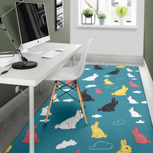 Load image into Gallery viewer, Rabbit Pattern Print Design RB014 Area Rugs
