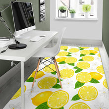 Load image into Gallery viewer, Lemon Flower Pattern Area Rug
