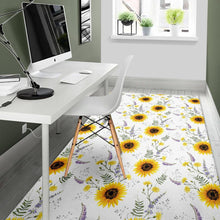 Load image into Gallery viewer, beautiful sunflowers pattern Area Rug
