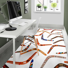 Load image into Gallery viewer, Boomerang Australian aboriginal ornament pattern Area Rug

