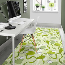 Load image into Gallery viewer, Cute frog dragonfly pattern Area Rug
