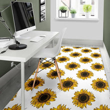 Load image into Gallery viewer, sunflowers design pattern Area Rug
