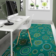 Load image into Gallery viewer, Sea Turtle Aboriginal Pattern Area Rug
