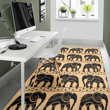 Load image into Gallery viewer, Elephant Pattern Ethnic Motifs Area Rug
