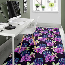Load image into Gallery viewer, Orchid Pattern Print Design OR010 Area Rugs
