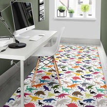 Load image into Gallery viewer, Colorful Dinosaur Pattern Area Rug

