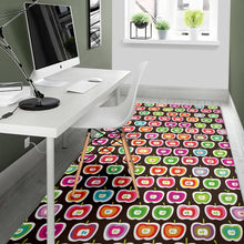 Load image into Gallery viewer, Colorful Apple Pattern Area Rug
