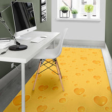 Load image into Gallery viewer, Cheese Heart Texture Pattern Area Rug

