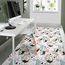 Load image into Gallery viewer, cute mermaid pattern Area Rug

