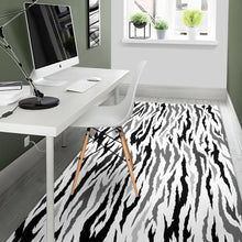 Load image into Gallery viewer, Gray Bengal Tiger Pattern Area Rug
