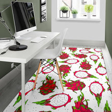 Load image into Gallery viewer, dragon fruits white background Area Rug

